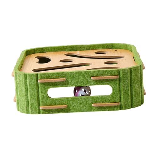 KESOTO Katzenkratzspielzeug für Kätzchen mit Spielbrett Und Zubehör, Quadrat von KESOTO
