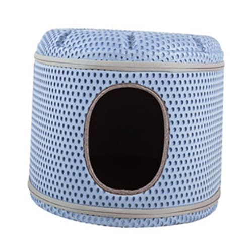 KESOTO Katzennest, Katzenbett, Höhle, faltbar, für den Innenbereich, Spielruhe, weiches Haustierhaus, Katzenversteck für, Hunde, Kätzchen, Welpen, Blau KESOTO Katzennest, Katzenbett, Höhle, faltbar, für den Innenbereich, Spielruhe, weiches Haustierhaus, Katzenversteck für, Hunde, Kätzchen, Welpen, Blau von KESOTO