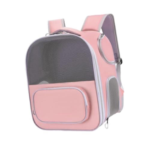 KESOTO Katzenrucksack für Outdoor Aktivitäten, Atmungsaktiver Trage Rucksack für Haustiere, Rosa KESOTO Katzenrucksack für Outdoor Aktivitäten, Atmungsaktiver Trage Rucksack für Haustiere, Rosa von KESOTO