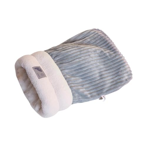 KESOTO Katzenschlafsack, Bett, Plüsch Katzensack, Bequemer 360° Wickel für Hauskatzen, Halbgeschlossene Höhle, Winter für Welpen, Kätzchen, M Gray KESOTO Katzenschlafsack, Bett, Plüsch Katzensack, Bequemer 360° Wickel für Hauskatzen, Halbgeschlossene Höhle, Winter für Welpen, Kätzchen, M Gray von KESOTO