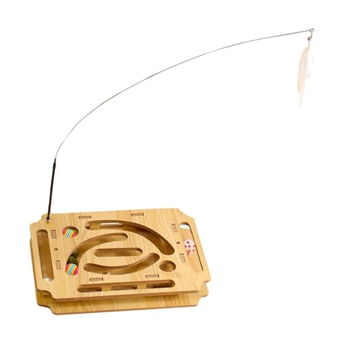 KESOTO Katzenspielzeug mit Glockenball für Futterspender Und Interaktive Beschäftigung, Style C KESOTO Katzenspielzeug mit Glockenball für Futterspender Und Interaktive Beschäftigung, Style C von KESOTO