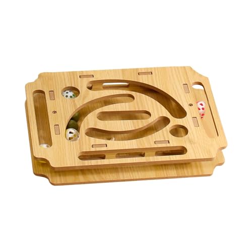 KESOTO Katzenspielzeug mit Glockenball für Futterspender Und Interaktive Beschäftigung, Style D KESOTO Katzenspielzeug mit Glockenball für Futterspender Und Interaktive Beschäftigung, Style D von KESOTO