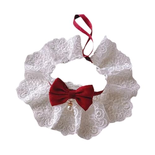 KESOTO Katzenspitze Lätzchenkragen Kätzchen Schal Katze Neckerchief Haustier Halsband für Hundepupfkatzen Haustier Haustier von KESOTO
