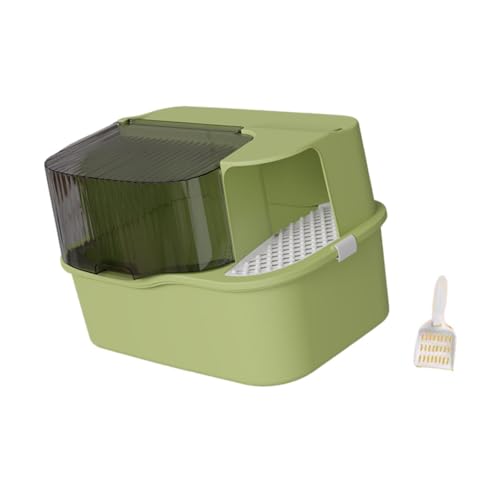 KESOTO Katzentoilette Katzentoilette Großer tragbarer Sandkasten Jumbo-Katzentoilette Katzentoilette für alle Arten von Katzenstreu, GrÜn KESOTO Katzentoilette Katzentoilette Großer tragbarer Sandkasten Jumbo-Katzentoilette Katzentoilette für alle Arten von Katzenstreu, GrÜn von KESOTO