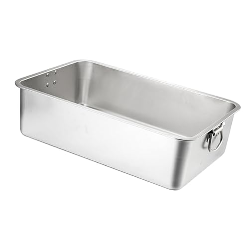 KESOTO Katzentoilette aus Edelstahl mit offener Oberseite, Katzentoilette aus Metall, Katzentoilette für den Innenbereich, 45cmx35cmx7cm KESOTO Katzentoilette aus Edelstahl mit offener Oberseite, Katzentoilette aus Metall, Katzentoilette für den Innenbereich, 45cmx35cmx7cm von KESOTO