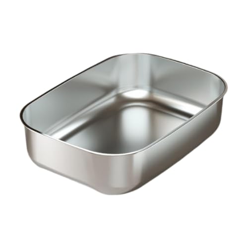 KESOTO Katzentoilette für den Innenbereich, stabil, Glatte Oberfläche, Oben offen, multifunktionale Katzentoilette mit hohen Seiten, Kätzchentoilette KESOTO Katzentoilette für den Innenbereich, stabil, Glatte Oberfläche, Oben offen, multifunktionale Katzentoilette mit hohen Seiten, Kätzchentoilette von KESOTO