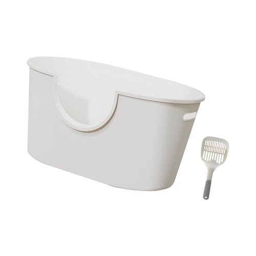 KESOTO Katzentoilette mit offenem Deckel, Katzentoilette, Katzentoilette mit Sieb, für alle Arten von Katzen, Grau KESOTO Katzentoilette mit offenem Deckel, Katzentoilette, Katzentoilette mit Sieb, für alle Arten von Katzen, Grau von KESOTO