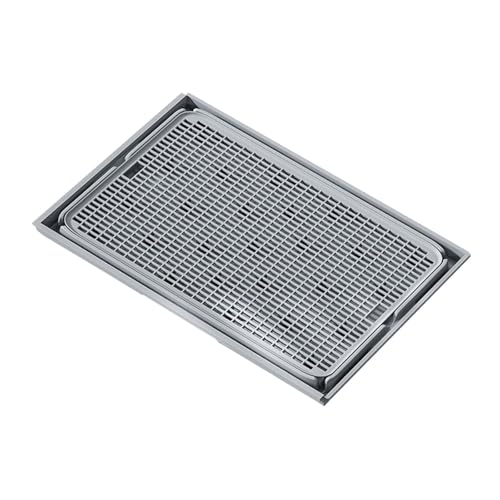 KESOTO Katzentoilettenmatte, Auffangmatte für Katzenstreu, rutschfeste Unterlage für Katzen, Hellgrau KESOTO Katzentoilettenmatte, Auffangmatte für Katzenstreu, rutschfeste Unterlage für Katzen, Hellgrau von KESOTO