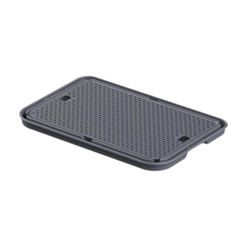 KESOTO Katzentoilettenmatte, Streukontrollmatte, Teppich, Bodenteppich, rutschfeste Katzenstreu Fangmatte, Katzenstreu Pad für Katzenzubehör, Dunkelgrau KESOTO Katzentoilettenmatte, Streukontrollmatte, Teppich, Bodenteppich, rutschfeste Katzenstreu Fangmatte, Katzenstreu Pad für Katzenzubehör, Dunkelgrau von KESOTO