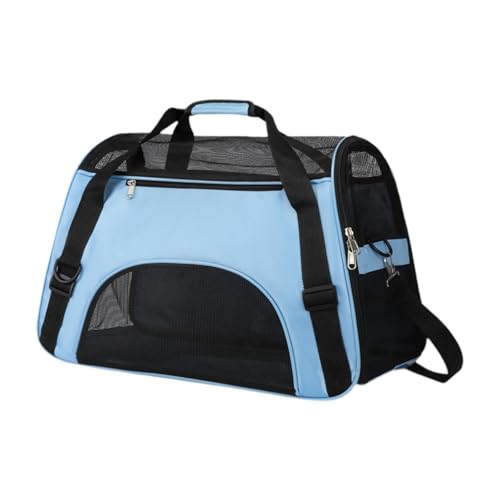 KESOTO Katzentragetasche, Haustier Reisetasche, Belüftung, Tragbar, Atmungsaktiv, für Kleine Haustiere, Blau, L KESOTO Katzentragetasche, Haustier Reisetasche, Belüftung, Tragbar, Atmungsaktiv, für Kleine Haustiere, Blau, L von KESOTO