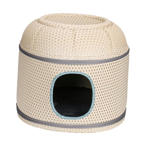 KESOTO Katzenversteck für Hauskatzen, Katzennest, Schlafplatz für Haustiere, Khaki KESOTO Katzenversteck für Hauskatzen, Katzennest, Schlafplatz für Haustiere, Khaki von KESOTO