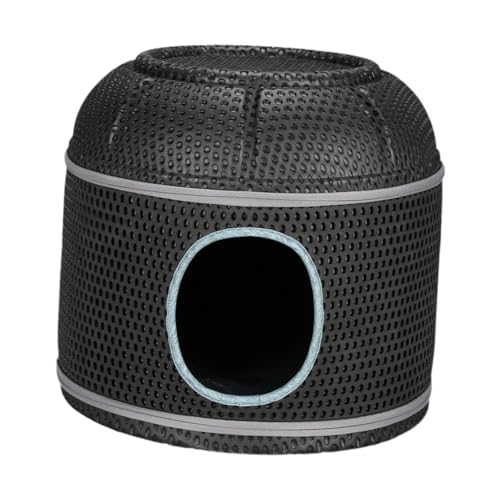 KESOTO Katzenversteck für Hauskatzen, Katzennest, Schlafplatz für Haustiere, Schwarz KESOTO Katzenversteck für Hauskatzen, Katzennest, Schlafplatz für Haustiere, Schwarz von KESOTO