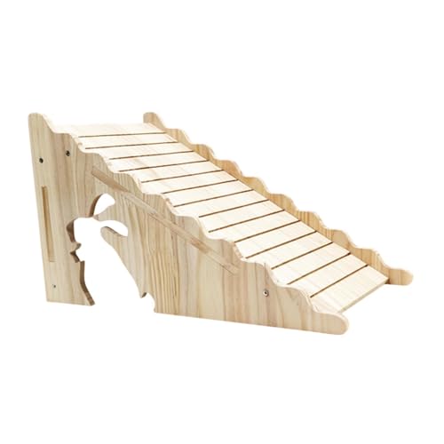 KESOTO Kletterbrücke für Zwerghamster, Holzleiter für Käfige, Spielzeug für Hamster Und Mäuse, B KESOTO Kletterbrücke für Zwerghamster, Holzleiter für Käfige, Spielzeug für Hamster Und Mäuse, B von KESOTO