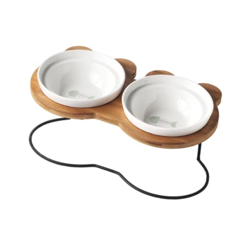 KESOTO Komfortabler Fressnapf für Vierbeiner, Neigbarer Wassernapf, Fischgräte KESOTO Komfortabler Fressnapf für Vierbeiner, Neigbarer Wassernapf, Fischgräte von KESOTO