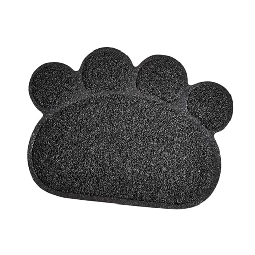 KESOTO Matte für Katzenstreu Und Futter, Haustierbedarf für Kleine Tiere, Schwarz KESOTO Matte für Katzenstreu Und Futter, Haustierbedarf für Kleine Tiere, Schwarz von KESOTO