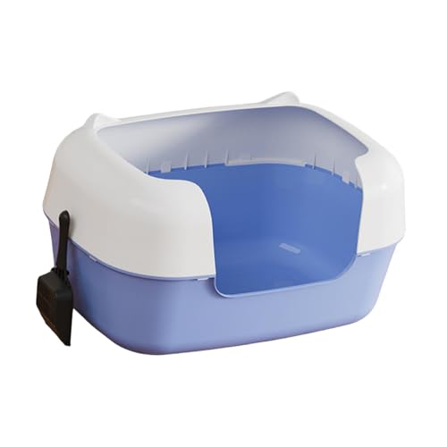KESOTO Offenes Katzentoiletten-Reinigungsbecken, Sieb-Toilettenbecken für kleine und große Katzen, Blau KESOTO Offenes Katzentoiletten-Reinigungsbecken, Sieb-Toilettenbecken für kleine und große Katzen, Blau von KESOTO