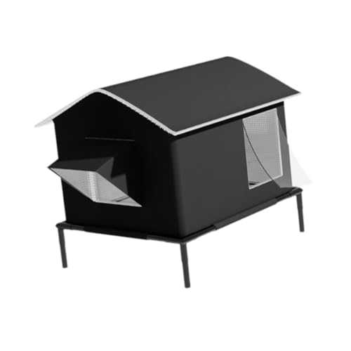 KESOTO Outdoor Katzenhaus Warme Winddichte Erhöhte Füße für Park Hinterhof KESOTO Outdoor Katzenhaus Warme Winddichte Erhöhte Füße für Park Hinterhof von KESOTO