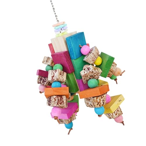 KESOTO Papagei-Spielzeug, Vogelspielzeug, Papageienkäfig-beißspielzeug, Papagei-Hängekäfig-Spielzeug, Vogel-Kauspielzeug für Aras KESOTO Papagei-Spielzeug, Vogelspielzeug, Papageienkäfig-beißspielzeug, Papagei-Hängekäfig-Spielzeug, Vogel-Kauspielzeug für Aras von KESOTO