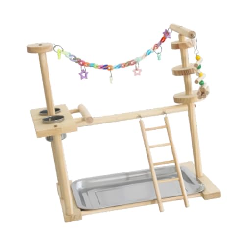 KESOTO Papagei Vogel Spielplatz Vogel Spielen Gym Kauen Spielzeug Papagei Spielen Stand für Kleine Vögel KESOTO Papagei Vogel Spielplatz Vogel Spielen Gym Kauen Spielzeug Papagei Spielen Stand für Kleine Vögel von KESOTO