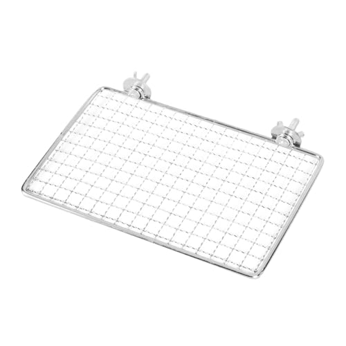 KESOTO Papageienstange, Schnabelnägel Kürzen, Edelstahl Übungsregal für Vögel, Käfigzubehör für Kanarienvögel, Nymphensittiche, Kakadus, 20x15cm KESOTO Papageienstange, Schnabelnägel Kürzen, Edelstahl Übungsregal für Vögel, Käfigzubehör für Kanarienvögel, Nymphensittiche, Kakadus, 20x15cm von KESOTO