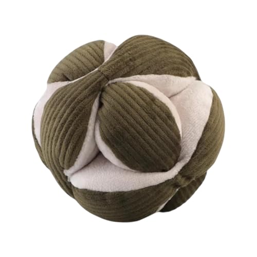 KESOTO Quietschendes Hundespielzeug, Kauspielzeug, gefüllter Haustierball, interaktives Spiel für kleine und mittelgroße Haustiere, Dunkelgrün KESOTO Quietschendes Hundespielzeug, Kauspielzeug, gefüllter Haustierball, interaktives Spiel für kleine und mittelgroße Haustiere, Dunkelgrün von KESOTO