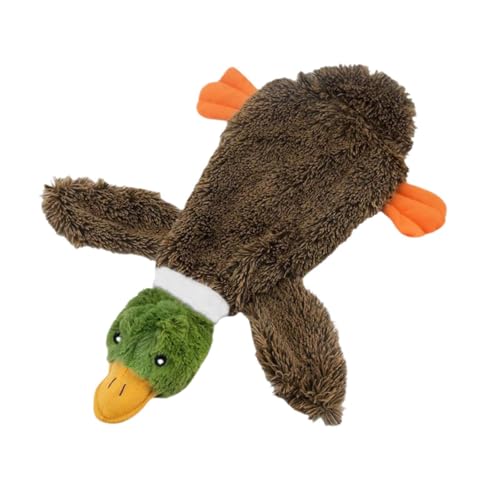 KESOTO Quietschendes Hundespielzeug, Kauspielzeug für Hunde, neuartiges Stofftier, Ente, Training, interaktives Spielzeug, Wurfspielzeug für Haustiere, große, Style A KESOTO Quietschendes Hundespielzeug, Kauspielzeug für Hunde, neuartiges Stofftier, Ente, Training, interaktives Spielzeug, Wurfspielzeug für Haustiere, große, Style A von KESOTO