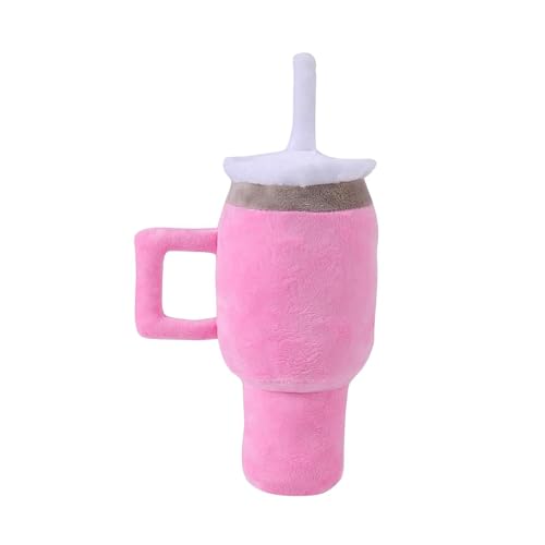 KESOTO Quietschspielzeug für Hunde, Plüsch-Wasserbecher, Spielzeug zum Trainieren mit weichem Quietscher, Hundespielzeug, Plüschtier für kleine, mittelgroße, Rosa KESOTO Quietschspielzeug für Hunde, Plüsch-Wasserbecher, Spielzeug zum Trainieren mit weichem Quietscher, Hundespielzeug, Plüschtier für kleine, mittelgroße, Rosa von KESOTO
