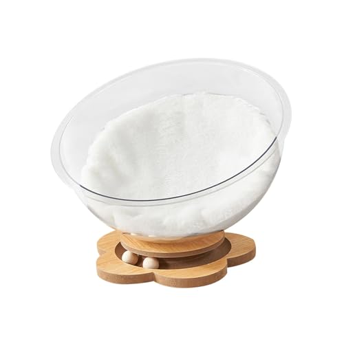 KESOTO Raumkapsel Katzenbett Kleine Haustiere Bett Spielzeug Kätzchennest Katzenbett und Spielzeug für Kätzchen, Blume mit Polster KESOTO Raumkapsel Katzenbett Kleine Haustiere Bett Spielzeug Kätzchennest Katzenbett und Spielzeug für Kätzchen, Blume mit Polster von KESOTO