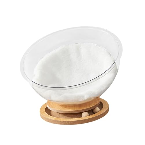KESOTO Raumkapsel Katzenbett Kleine Haustiere Bett Spielzeug Kätzchennest Katzenbett und Spielzeug für Kätzchen, Rund mit Unterlage KESOTO Raumkapsel Katzenbett Kleine Haustiere Bett Spielzeug Kätzchennest Katzenbett und Spielzeug für Kätzchen, Rund mit Unterlage von KESOTO