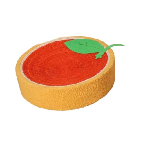KESOTO Rundes Sisal-Katzenkratzbrett, Katzenbett, Obstkratzbrett, Kratznapf für Katzen, Orange KESOTO Rundes Sisal-Katzenkratzbrett, Katzenbett, Obstkratzbrett, Kratznapf für Katzen, Orange von KESOTO