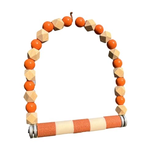 KESOTO Schaukel Vogel Sitzstange Papagei Schaukel Hängen Spielzeug Papagei Stehen für Lovebirds, Orange KESOTO Schaukel Vogel Sitzstange Papagei Schaukel Hängen Spielzeug Papagei Stehen für Lovebirds, Orange von KESOTO