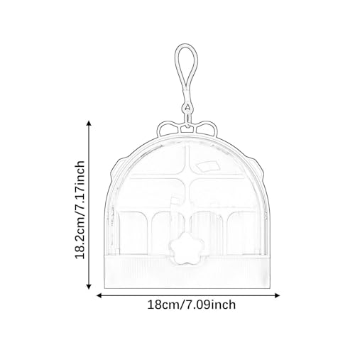KESOTO Schmetterlingszuchtbox, Nistkasten für Kleintiere, Atmungsaktiv, Tragegriff, Inkubatorfächer, Kinderzimmerbox für Kleintiere, Rosa von KESOTO