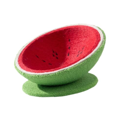 KESOTO Sisal-Katzenkratzbrett, Wassermelonen-Katzennest, Stabiler Möbelschutz, Katzenkratzbrett, Katzenkratzbrett, Schüssel, L with Base KESOTO Sisal-Katzenkratzbrett, Wassermelonen-Katzennest, Stabiler Möbelschutz, Katzenkratzbrett, Katzenkratzbrett, Schüssel, L with Base von KESOTO
