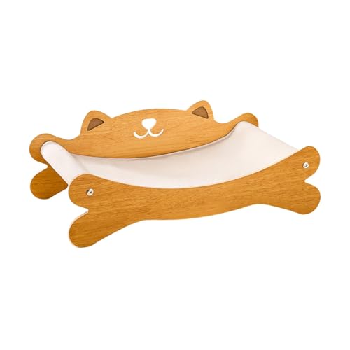 KESOTO Sisal Katzenliege mit Kratzfläche Und Holzrahmen für Innenkatzen, Kein Sisalball KESOTO Sisal Katzenliege mit Kratzfläche Und Holzrahmen für Innenkatzen, Kein Sisalball von KESOTO