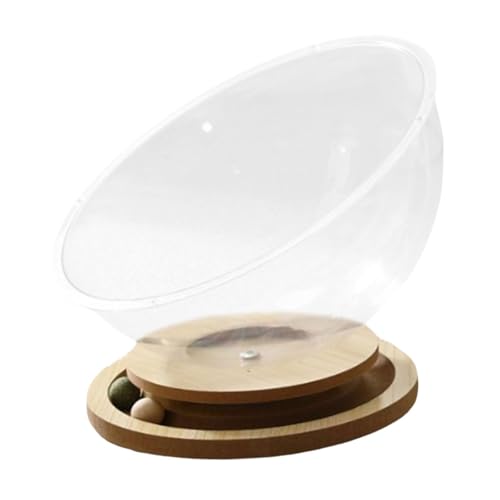 KESOTO Transparentes Kapselbett Kätzchennest Trackbälle Spielzeug Einfache Reinigung Haustierbedarf Katzenhaus, MDF M KESOTO Transparentes Kapselbett Kätzchennest Trackbälle Spielzeug Einfache Reinigung Haustierbedarf Katzenhaus, MDF M von KESOTO