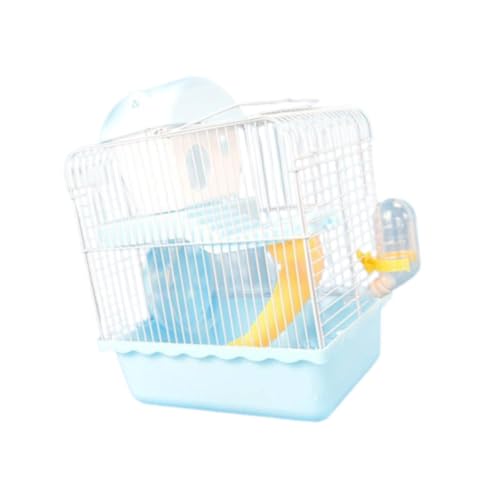 KESOTO Transportkäfig für Kleine Tiere, 9.06"x6.69"x11.81", Hamsterträger für Eichhörnchen Und Zwerghamster, Blau KESOTO Transportkäfig für Kleine Tiere, 9.06"x6.69"x11.81", Hamsterträger für Eichhörnchen Und Zwerghamster, Blau von KESOTO