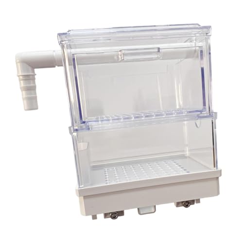 KESOTO Überlaufbox für Aquarien, Filterbox zum Aufhängen, Tropfwasser-Durchflussbox, transparente Filterbox, Tropfflussbox für kleine Aquarien, Doppelschicht KESOTO Überlaufbox für Aquarien, Filterbox zum Aufhängen, Tropfwasser-Durchflussbox, transparente Filterbox, Tropfflussbox für kleine Aquarien, Doppelschicht von KESOTO
