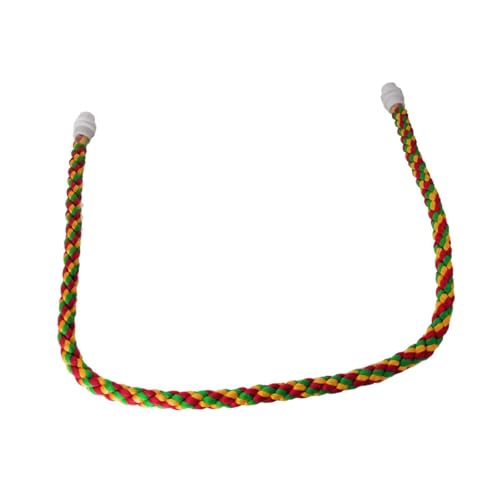 KESOTO Vogel Seil Sitzstange Vogelkäfig Spielzeug Papagei Kletterseil Käfig Zubehör Spielzeug für Finken, 80cm KESOTO Vogel Seil Sitzstange Vogelkäfig Spielzeug Papagei Kletterseil Käfig Zubehör Spielzeug für Finken, 80cm von KESOTO