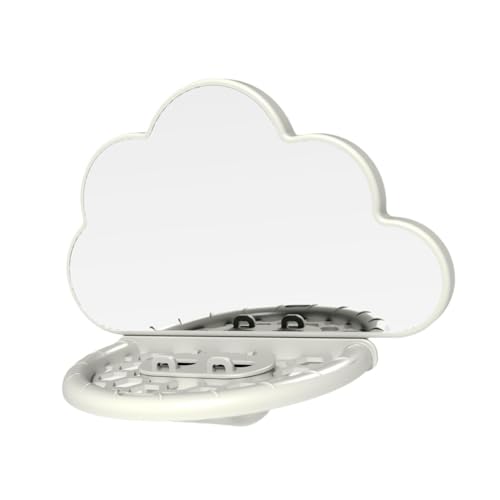 KESOTO Vogel Spiegel für Papageien, Wolken Design, Multifunktionale Vogel Sitzstange Und Spielzeug, Weiß KESOTO Vogel Spiegel für Papageien, Wolken Design, Multifunktionale Vogel Sitzstange Und Spielzeug, Weiß von KESOTO