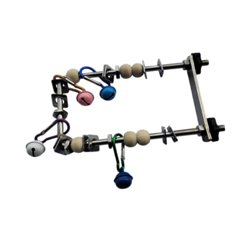 KESOTO Vogel Spielständer Vogelständer Vogelspielzeug Papagei Kauspielzeug für kleine Vögel Finken Sittiche KESOTO Vogel Spielständer Vogelständer Vogelspielzeug Papagei Kauspielzeug für kleine Vögel Finken Sittiche von KESOTO