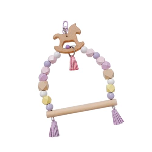KESOTO Vogelkäfig Zubehör für Papageien mit Hängematte Und Spielringen, Trojaner KESOTO Vogelkäfig Zubehör für Papageien mit Hängematte Und Spielringen, Trojaner von KESOTO