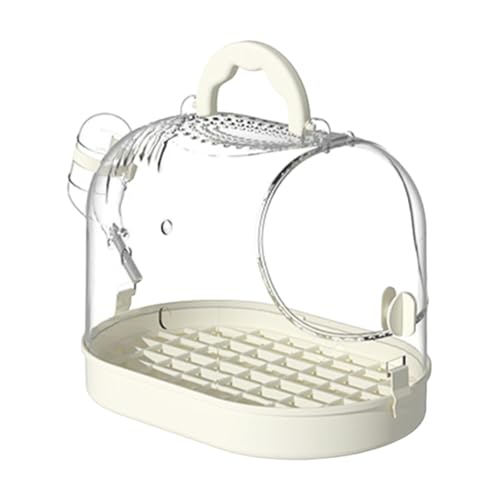 KESOTO Vogeltransportkäfig für Kleine Vögel, Transparent, Einfach zu Reinigen, Geeignet für Sittiche Und Papageien, Weiß KESOTO Vogeltransportkäfig für Kleine Vögel, Transparent, Einfach zu Reinigen, Geeignet für Sittiche Und Papageien, Weiß von KESOTO