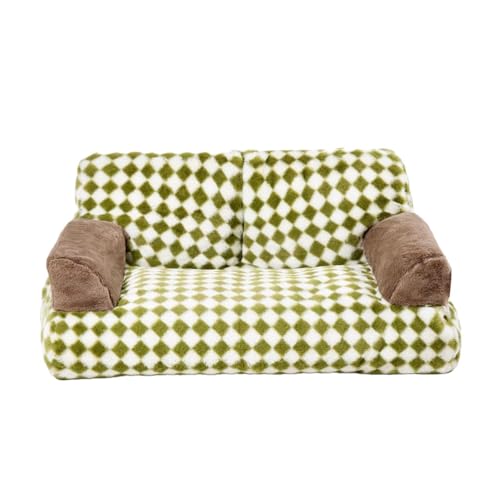 KESOTO Waschbares Katzenbett, Hundebett, Welpenschlafbett, Flauschige Katzencouch für Katzen, Heimtierbedarf, Green S KESOTO Waschbares Katzenbett, Hundebett, Welpenschlafbett, Flauschige Katzencouch für Katzen, Heimtierbedarf, Green S von KESOTO