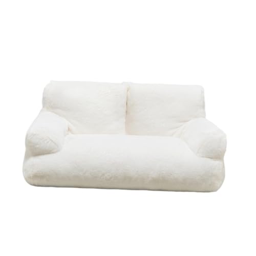 KESOTO Waschbares Katzenbett, Hundebett, Welpenschlafbett, Flauschige Katzencouch für Katzen, Heimtierbedarf, White M KESOTO Waschbares Katzenbett, Hundebett, Welpenschlafbett, Flauschige Katzencouch für Katzen, Heimtierbedarf, White M von KESOTO