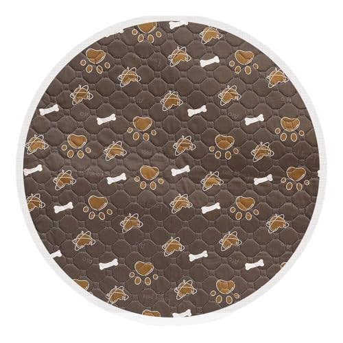 KESOTO Waschbares PIPI-Pad für Hunde, Hundematte, Hundelaufstall-Pad, Hundebett-Matte, Welpen-Pad, Töpfchen-Matte für Hunde, kleine, mittelgroße und große, Dunkelbraun KESOTO Waschbares PIPI-Pad für Hunde, Hundematte, Hundelaufstall-Pad, Hundebett-Matte, Welpen-Pad, Töpfchen-Matte für Hunde, kleine, mittelgroße und große, Dunkelbraun von KESOTO