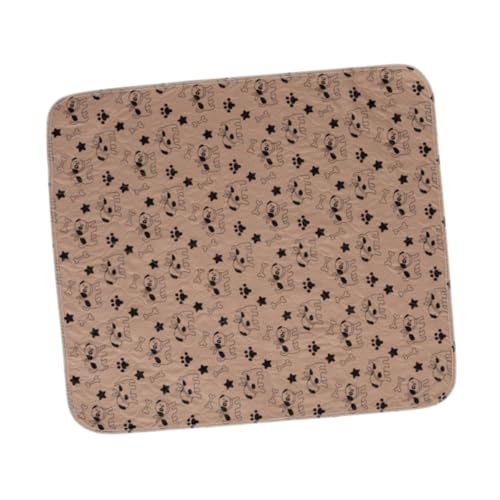 KESOTO Waschbares PIPI-Pad für Hunde, Welpenunterlage, Matte, Haustierbedarf, leichte, rutschfeste Töpfchenmatte für in der Hundebox, Braun, L KESOTO Waschbares PIPI-Pad für Hunde, Welpenunterlage, Matte, Haustierbedarf, leichte, rutschfeste Töpfchenmatte für in der Hundebox, Braun, L von KESOTO