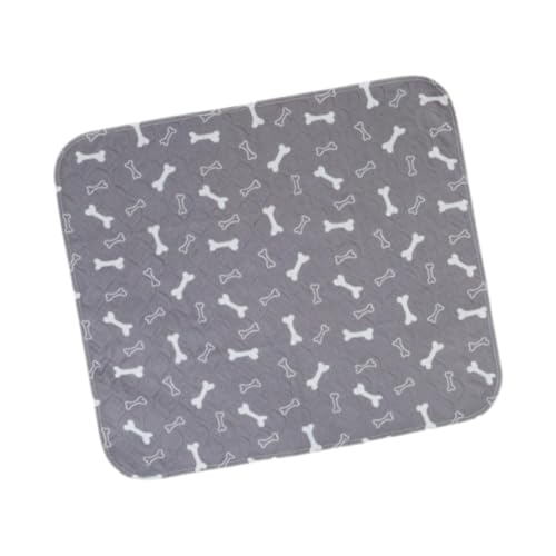 KESOTO Waschbares PIPI-Pad für Hunde, Welpenunterlage, Matte, Haustierbedarf, leichte, rutschfeste Töpfchenmatte für in der Hundebox, Grau, L KESOTO Waschbares PIPI-Pad für Hunde, Welpenunterlage, Matte, Haustierbedarf, leichte, rutschfeste Töpfchenmatte für in der Hundebox, Grau, L von KESOTO