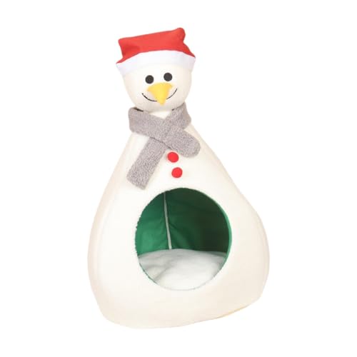 KESOTO Weihnachten Katzenhaus Weihnachten Höhle Warme Winter Haustier Bett für Kätzchen Katzen Hund Welpen Geschenk, M KESOTO Weihnachten Katzenhaus Weihnachten Höhle Warme Winter Haustier Bett für Kätzchen Katzen Hund Welpen Geschenk, M von KESOTO