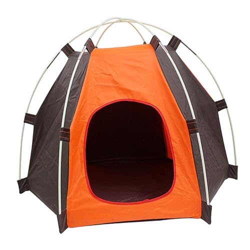 KESOTO Zusammenklappbares Haustierzelt, Hundehöhle, waschbar, tragbar, halbgeschlossen, platzsparend, Katzenhaus, Haustierbett für Kleintiere, Picknick im KESOTO Zusammenklappbares Haustierzelt, Hundehöhle, waschbar, tragbar, halbgeschlossen, platzsparend, Katzenhaus, Haustierbett für Kleintiere, Picknick im von KESOTO