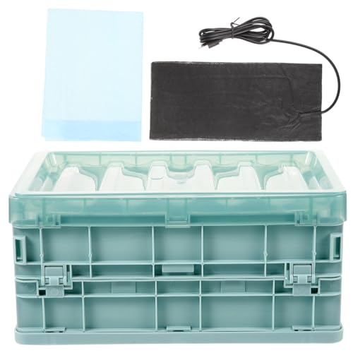 KESYOO 1 Set Papageienbrutkasten mit Heizkissen, Kükenbrutkasten für junge Vögel, faltbares und geräumiges Design, sichere Materialien für gesunde Zuchtbedarf von KESYOO